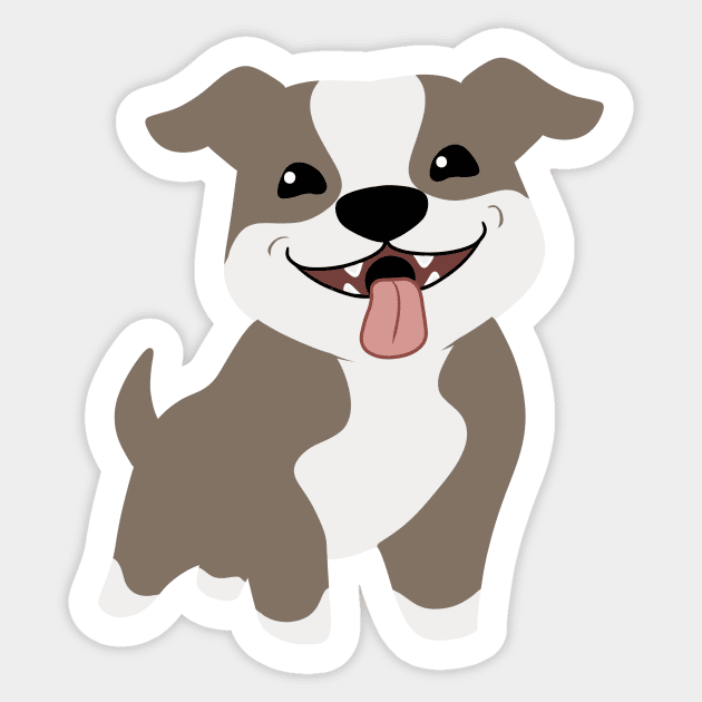 Pitbull Sticker by 0HeBaerArts0